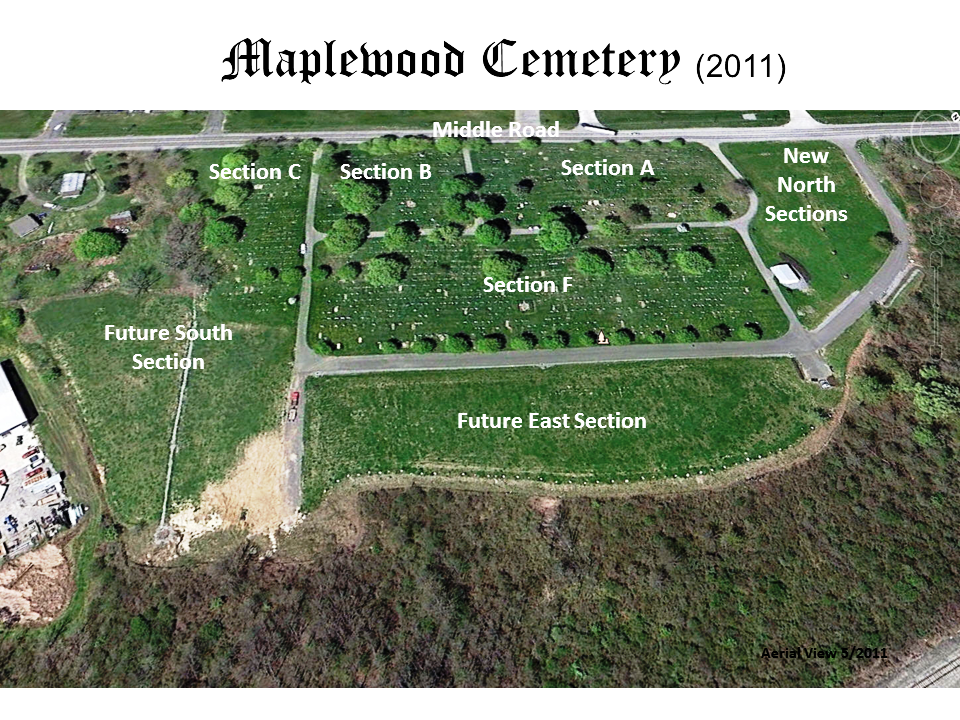 Maplewood Cemetery Henrietta Post Article   2011 Aerial.PNG